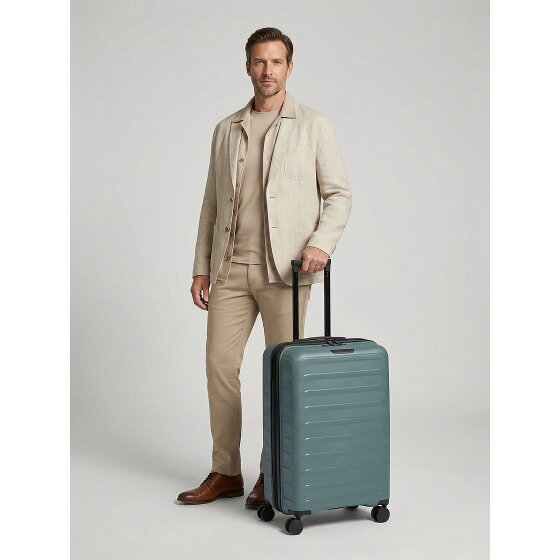 d&n Toronto 4 wielen Trolley M 65 cm met uitbreidingsplooi