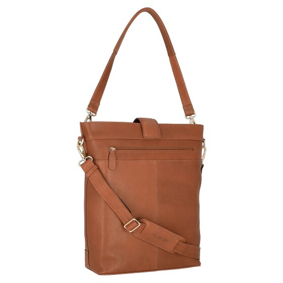 Plevier Bow Schoudertas Leer 30 cm Laptop compartiment