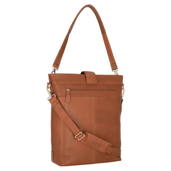 Plevier Bow Schoudertas Leer 30 cm Laptop compartiment