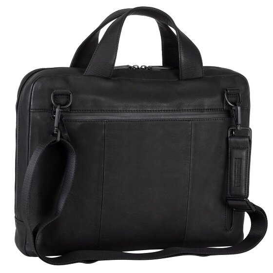 Leonhard Heyden Haagse Leren Aktetas 38 cm Laptopcompartiment