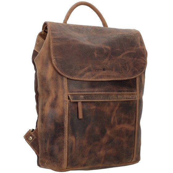 Greenburry Vintage Dagrugzak Leer 40 cm Laptop compartiment