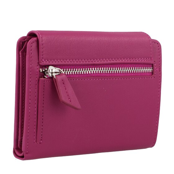 Braun Büffel Joy Portemonnee RFID-bescherming Leer 12 cm