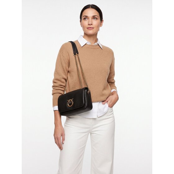 PINKO Love Soft Schoudertas Leder 22 cm