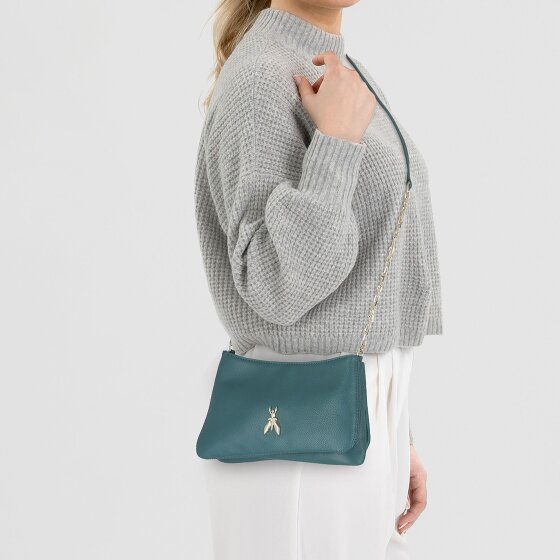 Patrizia Pepe Tris Schoudertas Leer 22 cm