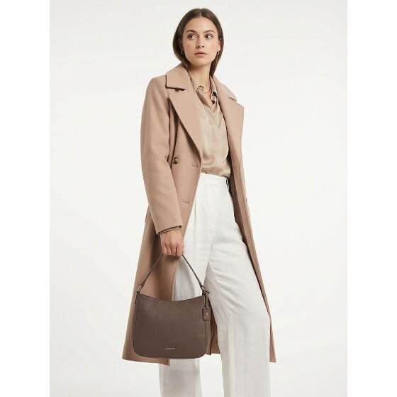 Lazarotti Bologna leren hobo-schoudertas, leer, 27 cm