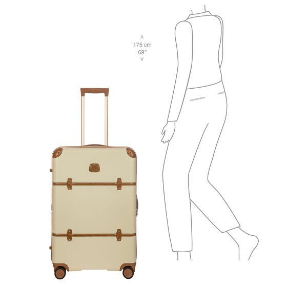 Bric's Bellagio 4 wielen Trolley 70.5 cm met uitbreidingsplooi