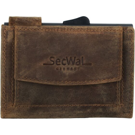 SecWal SecWal 2 Creditcard etui Portemonnee RFID Leer 9 cm