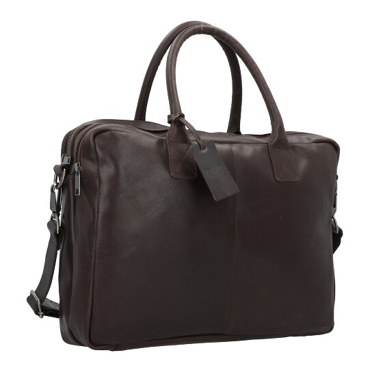 Burkely Vintage Taylor aktetas leer 40 cm laptopcompartiment