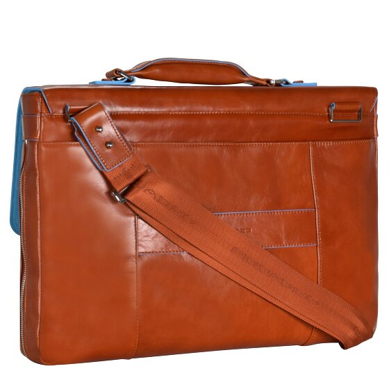 Piquadro Blue Square Briefcase II Leather 40 cm Laptopcompartiment