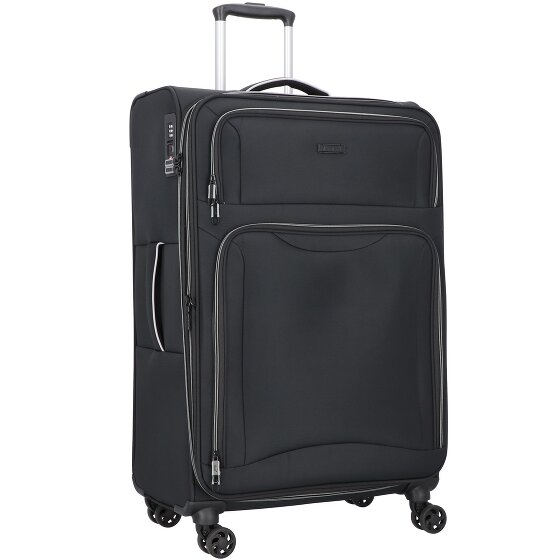 d&n Travel Line 9204 4 wielen Trolley L 76 cm met uitbreidingsplooi