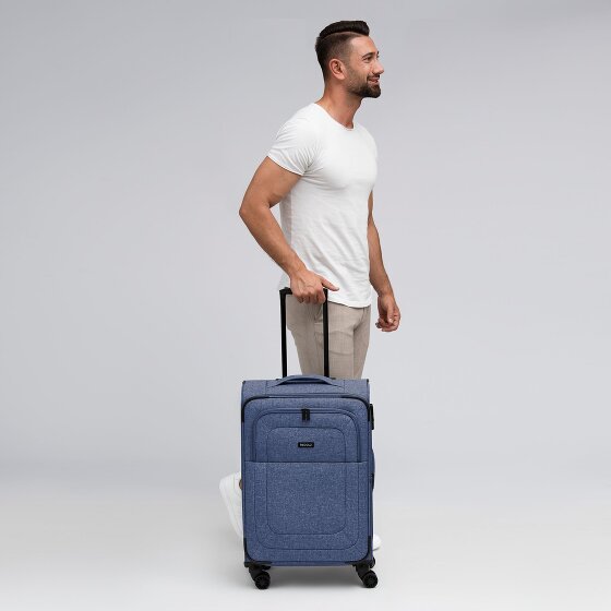 Redolz Essentials 12 MEDIUM Trolley met 4 wielen, 67 cm, met uitbreidingsplooi