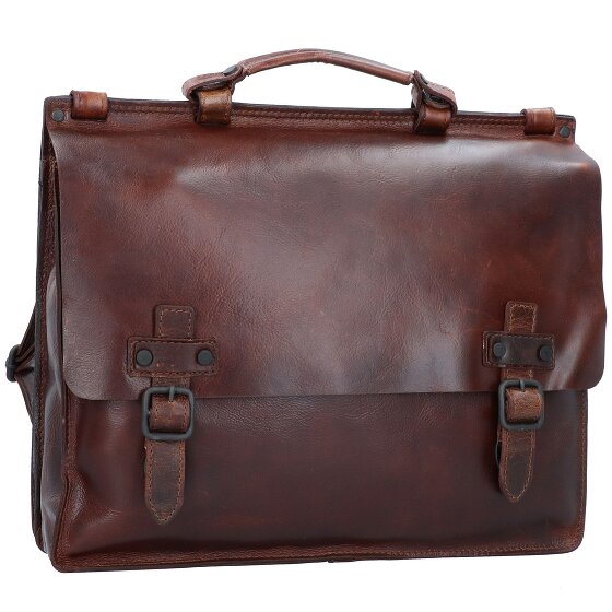 Harold's Aberdeen Messenger Leder 40 cm Laptopcompartiment