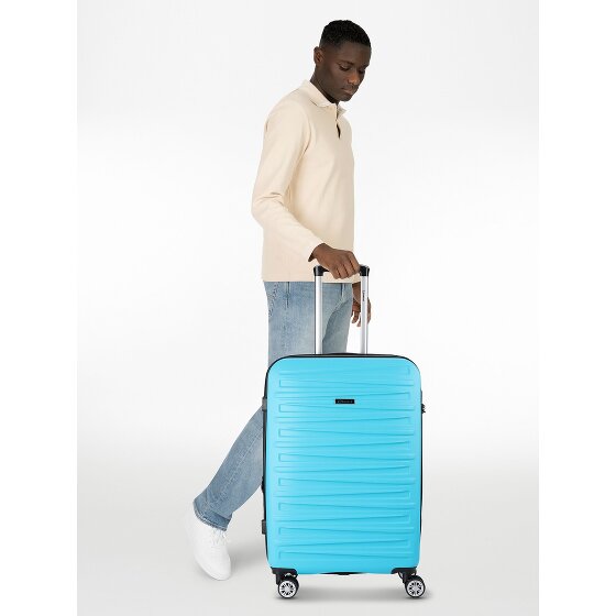 Benzi 5493 4 wielen Trolley M 66 cm met uitbreidingsplooi