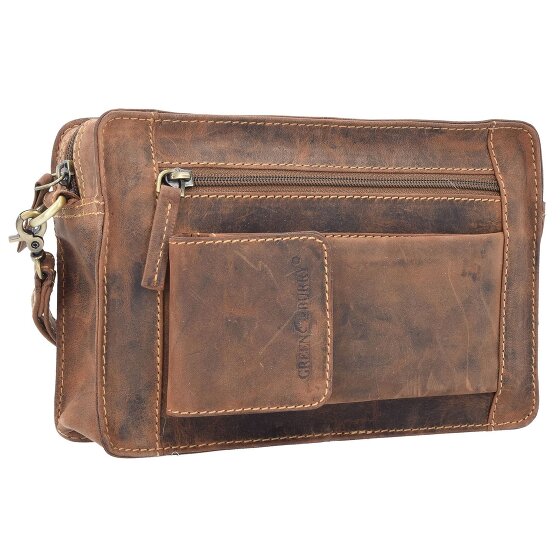 Greenburry Vintage mannen leren tas 22 cm