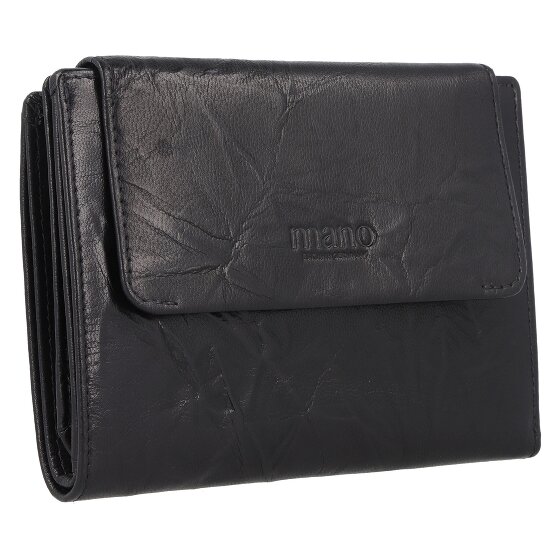 mano Donna Aurona Portemonnee RFID Leer 14 cm