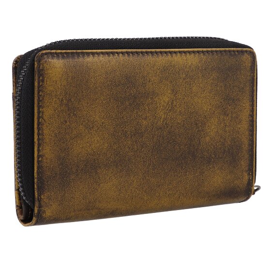 Greenburry Destressed Portemonnee RFID-bescherming Leer 13.5 cm