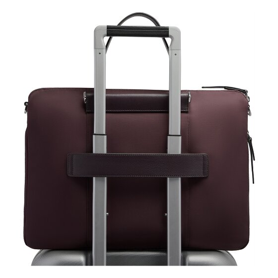 Piquadro Lyra Aktentas Leder 42 cm Laptopvak met uitbreidingsplooi