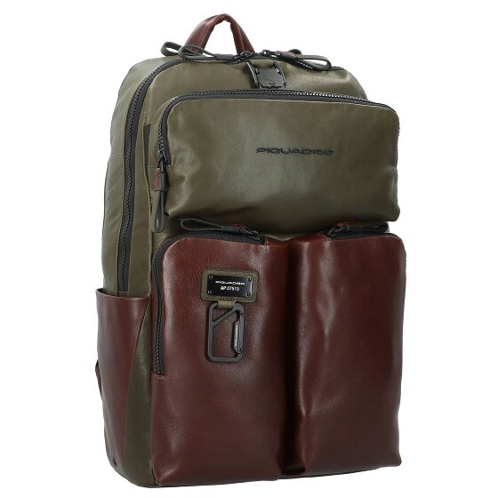 Piquadro Harper Rugzak Leer 48 cm Laptopvak