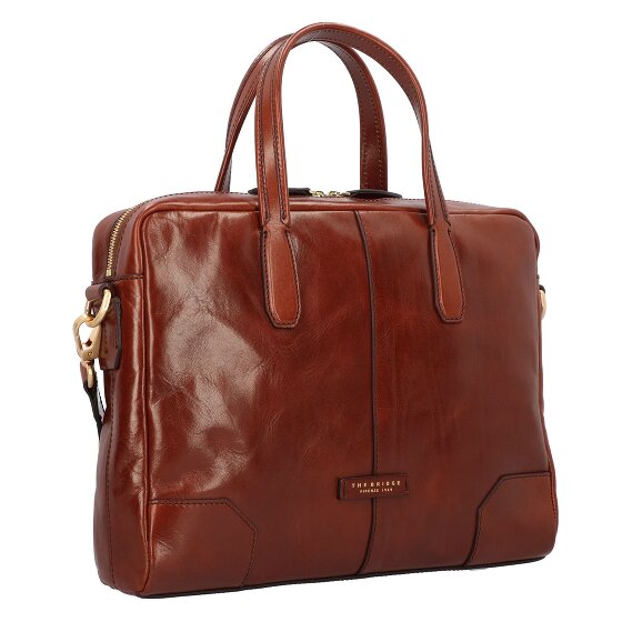 The Bridge Vespucci Briefcase Leer 38 cm Laptopcompartiment