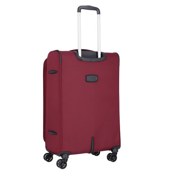 d&n Travel Line 9504 4 wielen Trolley M 67 cm met uitbreidingsplooi