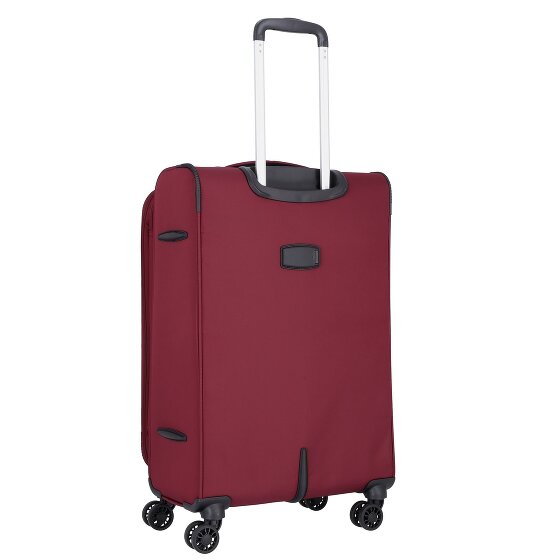 d&n Travel Line 9504 4 wielen Trolley M 67 cm met uitbreidingsplooi