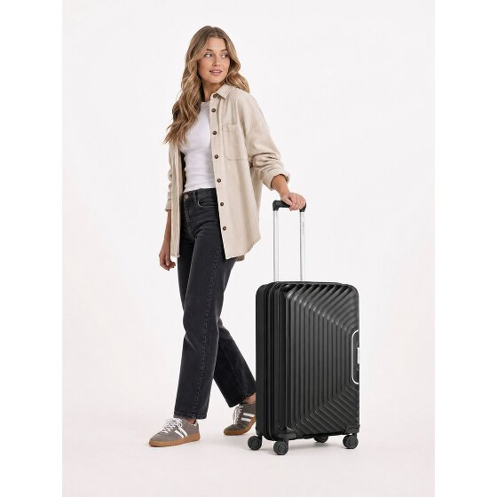 Redolz Essentials 01 4 wielen Trolley M 66 cm met uitbreidingsplooi