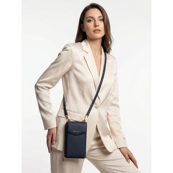 Lazarotti Bologna Leren Zip-Around Portemonnee Mobiel Telefoonhoesje Leer 19 cm