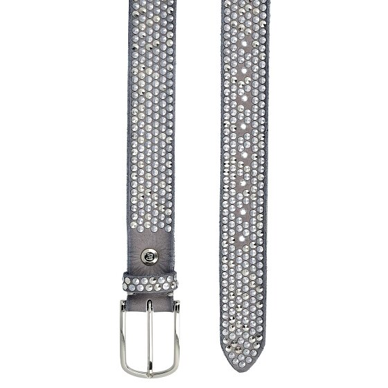 b.belt Studded riem leer