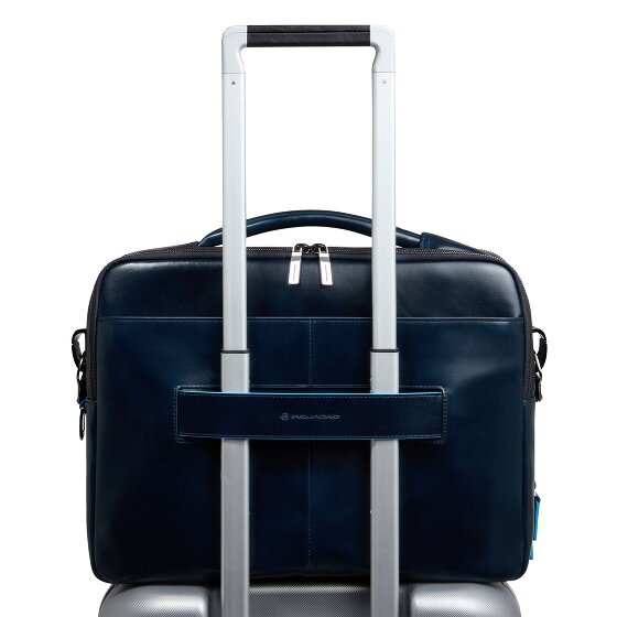 Piquadro Blue Square Koffer Leer 39 cm Laptop compartiment