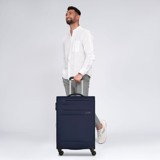 Worldpack Chicago 4 wielen Trolley M 67 cm met uitbreidingsplooi
