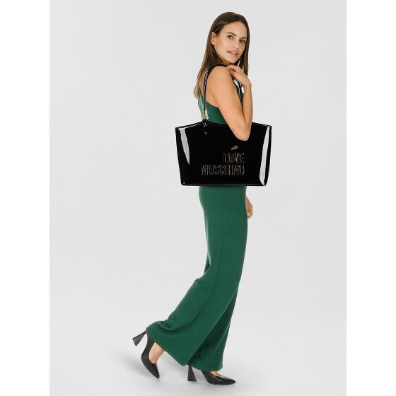 Love Moschino Enameled Logo Shopper Tas 35 cm