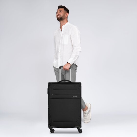 Worldpack Chicago 4 wielen Trolley M 67 cm met uitbreidingsplooi