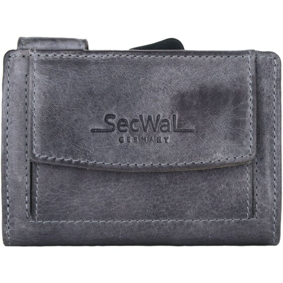 SecWal SecWal 2 Creditcard etui Portemonnee RFID Leer 9 cm