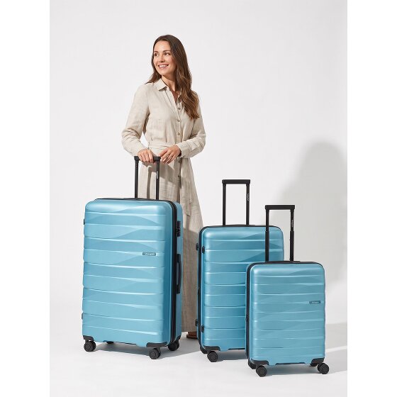 Bergpfeil Travel 4 wielen Kofferset 3-delig met uitbreidingsplooi