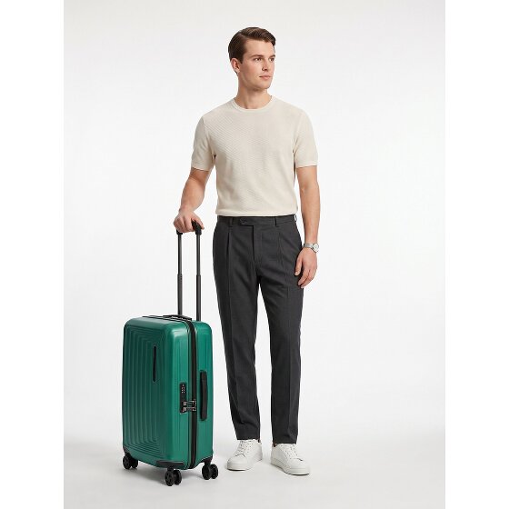 Samsonite Nuon 4 wielen Cabinewagen 55 cm met uitbreidingsplooi