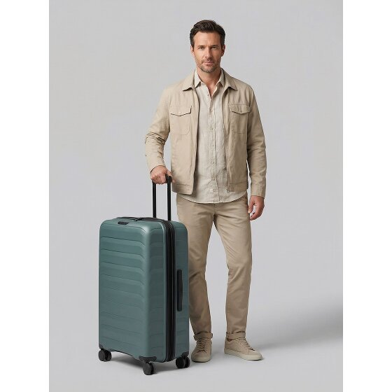 d&n Toronto 4 wielen Trolley L 75 cm met uitbreidingsplooi
