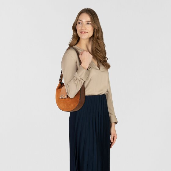 Karl Lagerfeld Signature Schoudertas Leer 27 cm