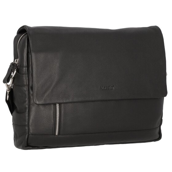 Alassio Oro Messenger leder 38 cm laptop compartiment