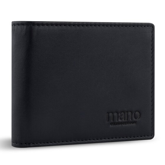 mano Don Andrea Portemonnee RFID-bescherming Leer 9.5 cm