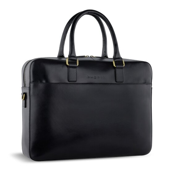bugatti Remo Koffer Leer 40 cm Laptop compartiment