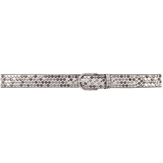 b.belt Studded riem leer