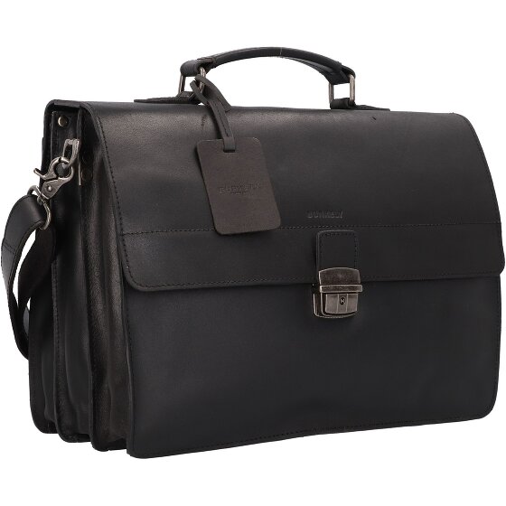 Burkely Vintage Dean aktetas leer 38 cm
