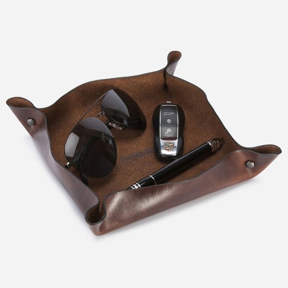 Jekyll & Hide Oxford etui opbergbakje leer 17 cm