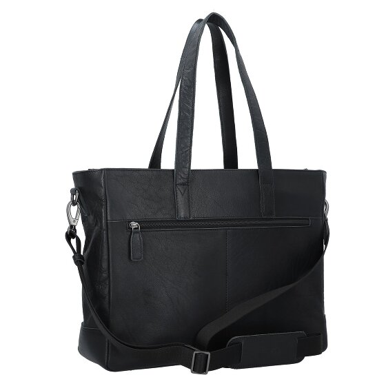 Plevier Rock Shopper Tas Leer 41 cm Laptop compartiment
