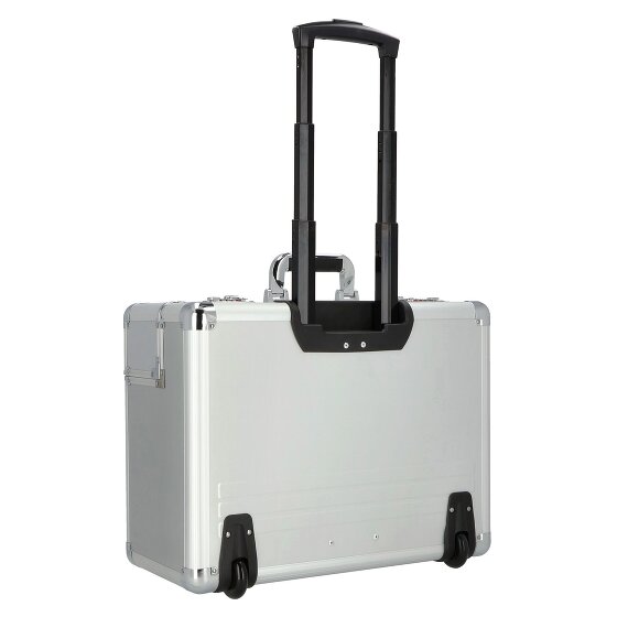 Dermata Aluminium Pilotentrolley met 2 wielen, 48 cm, laptopvak
