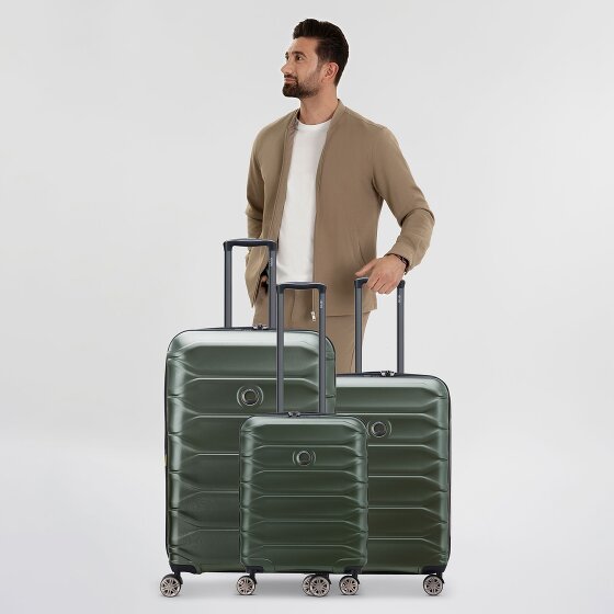 Delsey Paris Meteor 4 wielen Kofferset 3-delig met uitbreidingsplooi