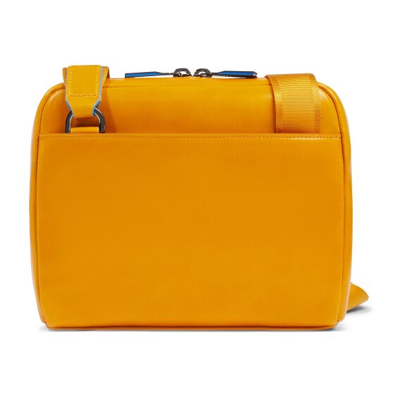 Piquadro Blue Square Schoudertas Leer 21 cm
