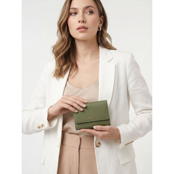 Lazarotti Bologna leer XL portemonnee met ritsvak leer 14 cm