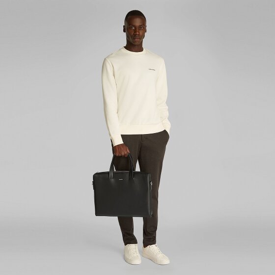 Calvin Klein CK Premium Koffer Leer 40.5 cm Laptop compartiment