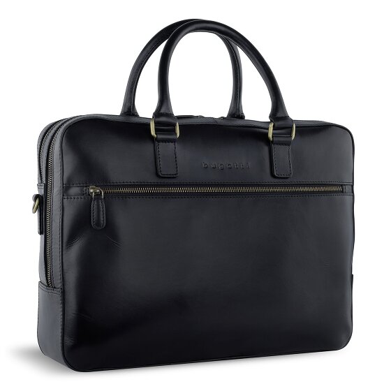 bugatti Remo Koffer Leer 40 cm Laptop compartiment